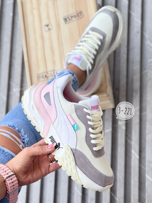 PUMA FEMME - GRIS ROSA