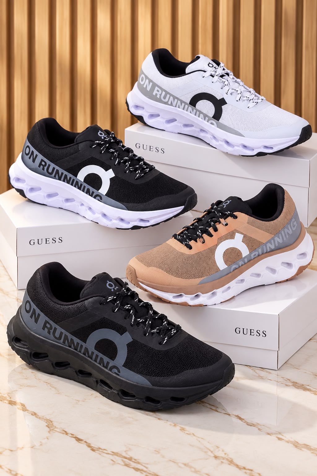 ON CLOUD RUNNING en los cuatro colores