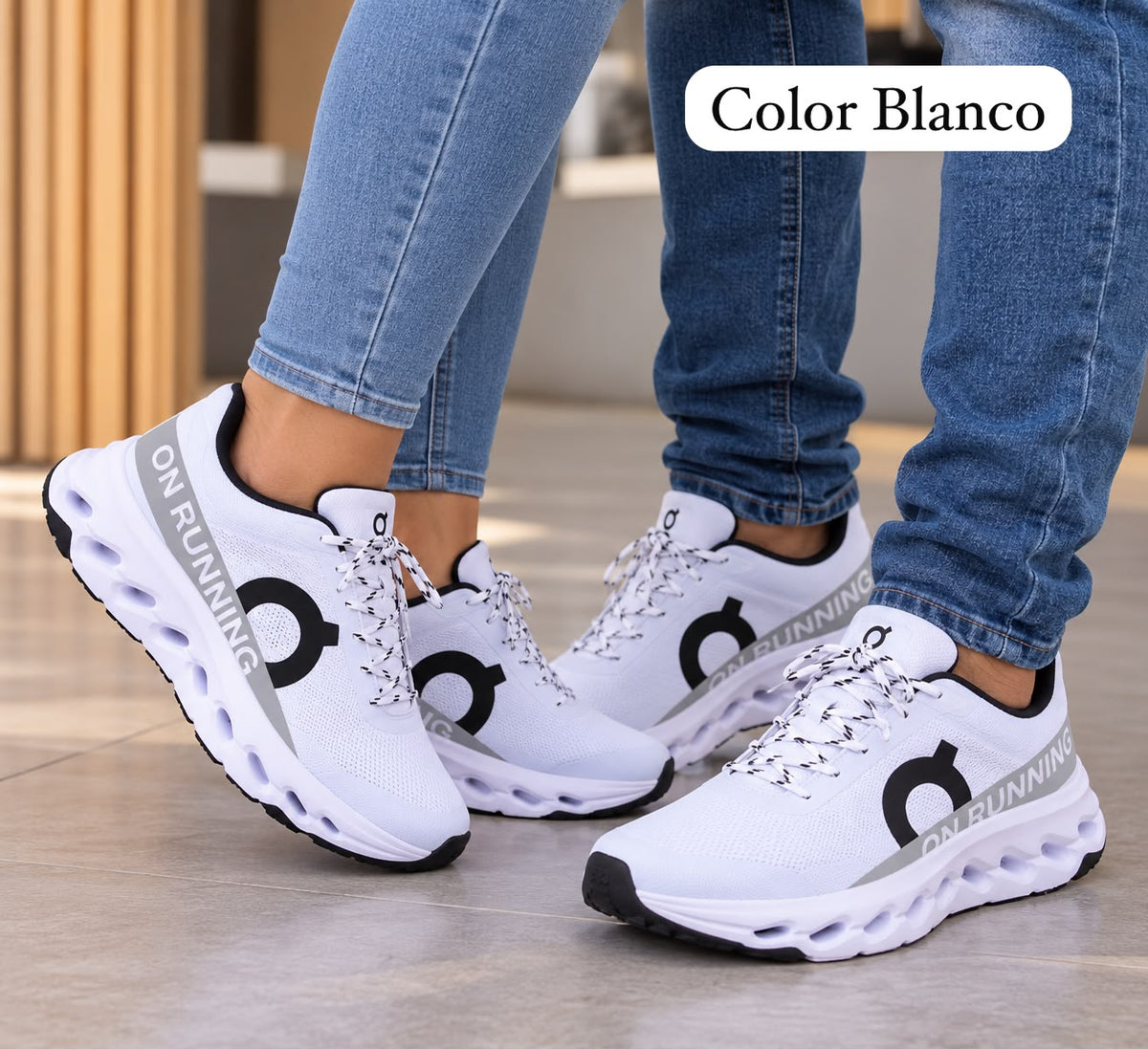 ON CLOUD RUNNING Blanco en pareja